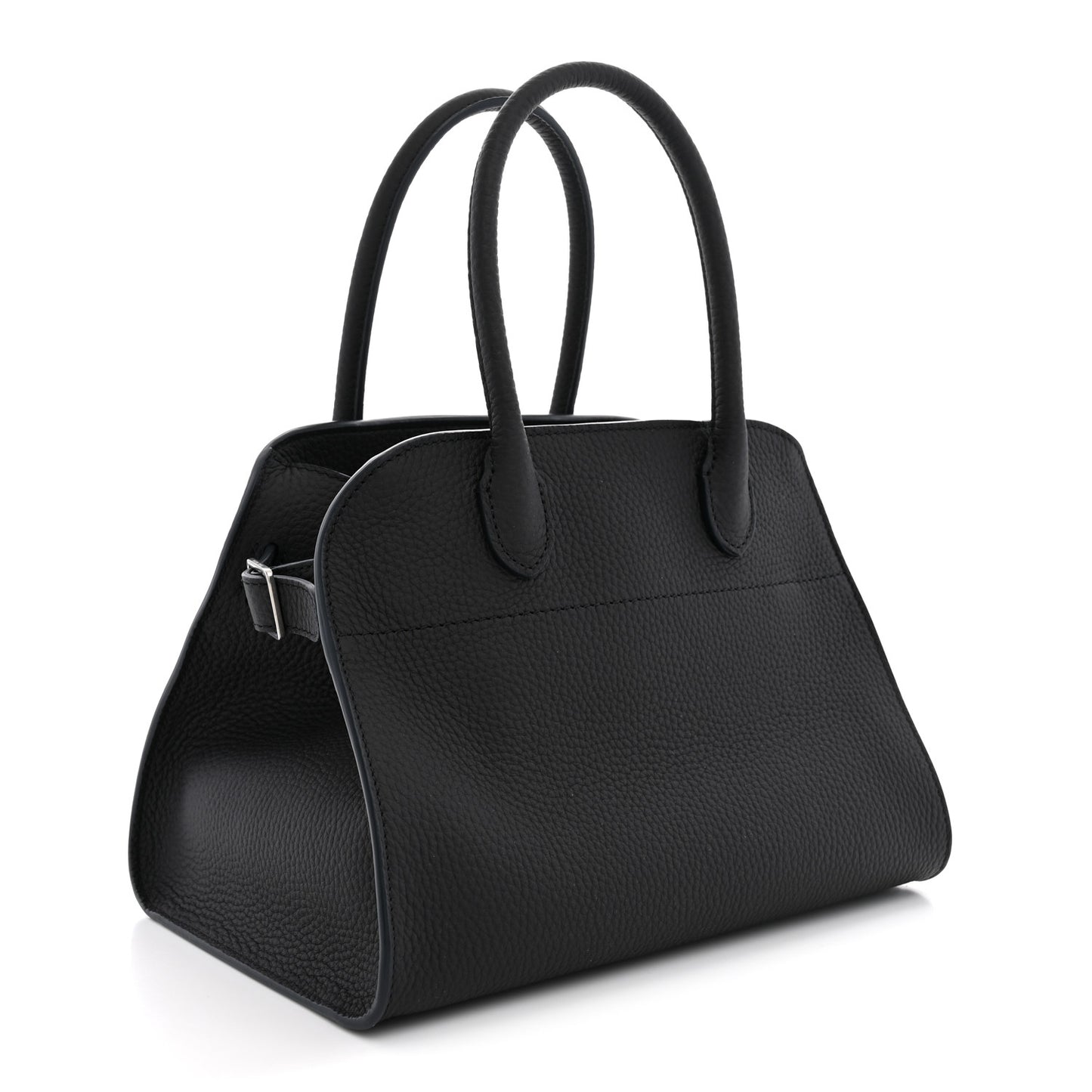 Grained Calfskin Soft Margaux 10 Bag Midnight