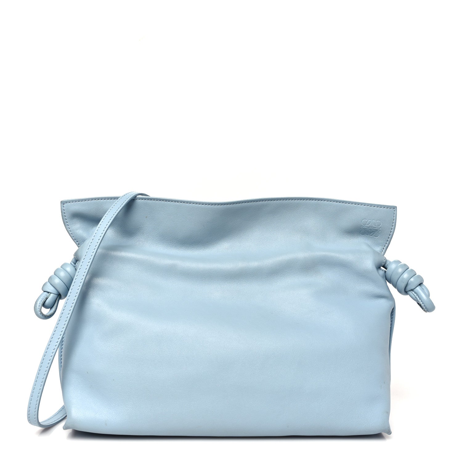 Loewe Nappa Medium Flamenco Knot Bag Dusty Blue 1 of 12