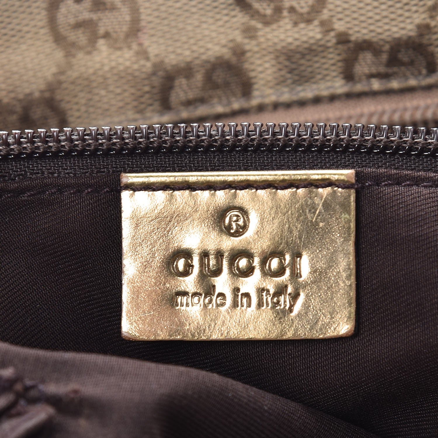 Gucci GG Monogram Medium Web Handle Bucket Tote Pink Gold 6 of 21