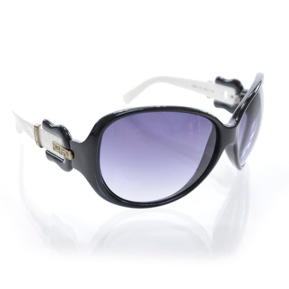 Fendi B Buckle Sunglasses FS382 Black White 1 of 6
