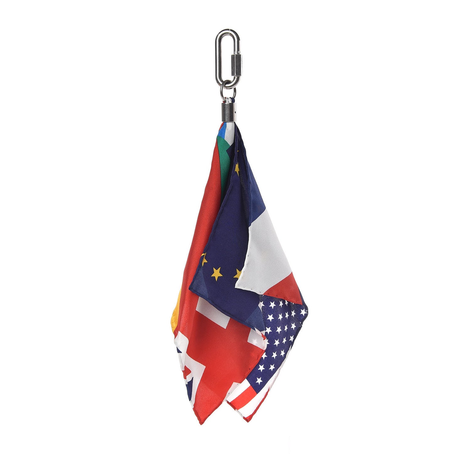 Silk Flags Bag Charm