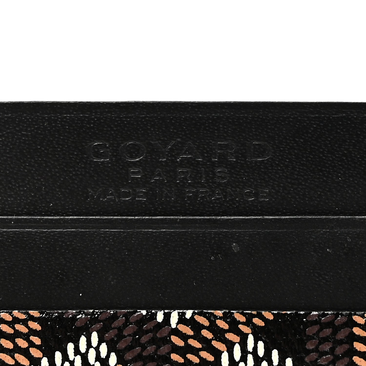 Goyard Goyardine Saint Sulpice Card Holder Black 6 of 8