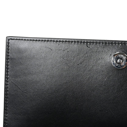 Saint Laurent Calfskin Star Print Medium Monogram Kate Satchel Black 15 of 18