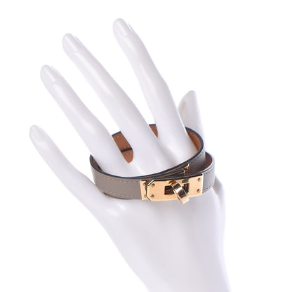 Hermes Swift Kelly Double Tour Bracelet T3 Gris Asphalt 2 of 9