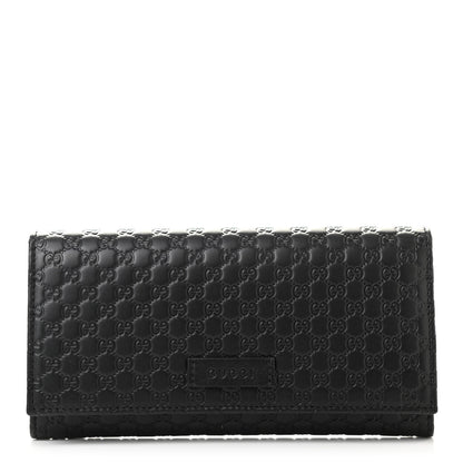 Gucci Soft Microguccissima Continental Wallet Black 1 of 7