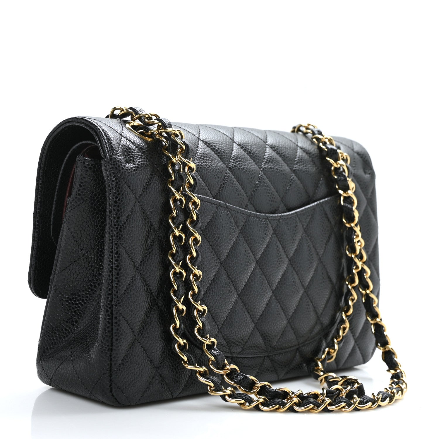 Chanel Caviar Quilted Medium Double Flap Black 3 of 9