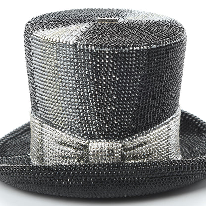 Judith Leiber Swarovski Crystal Top Hat Clutch Jet Multicolor 14 of 14