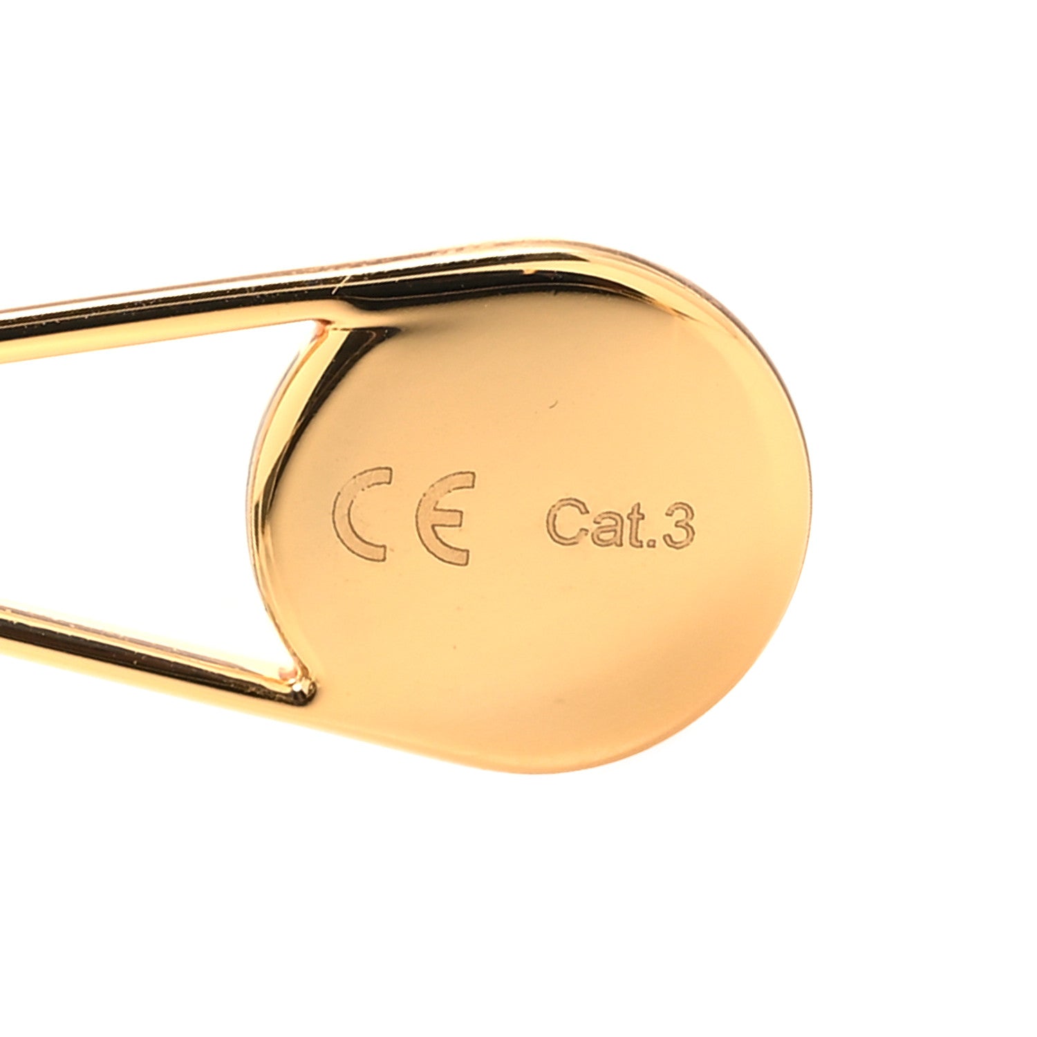 Gucci Metal Pearl Cat Eye Sunglasses GG0364S Gold 7 of 8