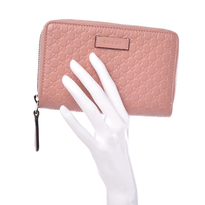 Gucci Soft Microguccissima Zip Around Organizer Wallet Soft Pink 2 of 8