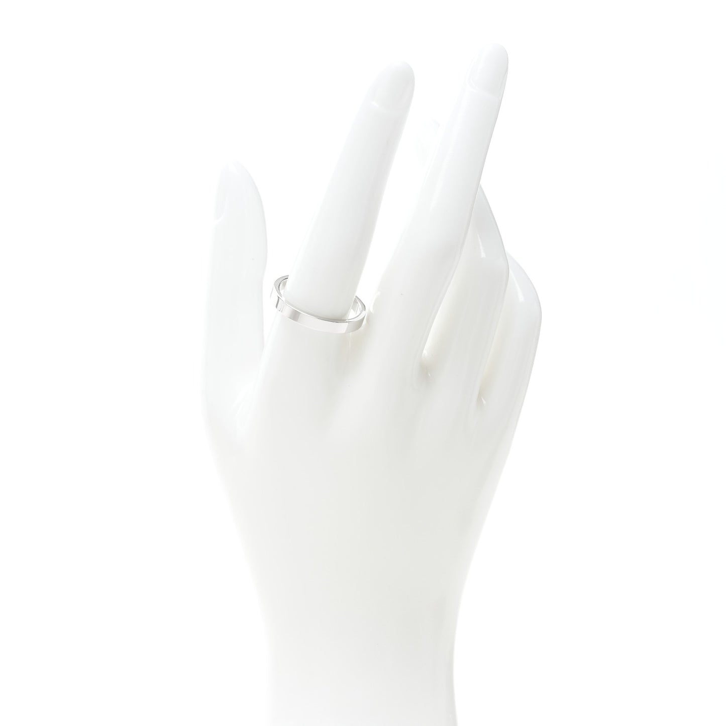 Platinum 3mm C De Cartier Wedding Band Ring 61 9.5