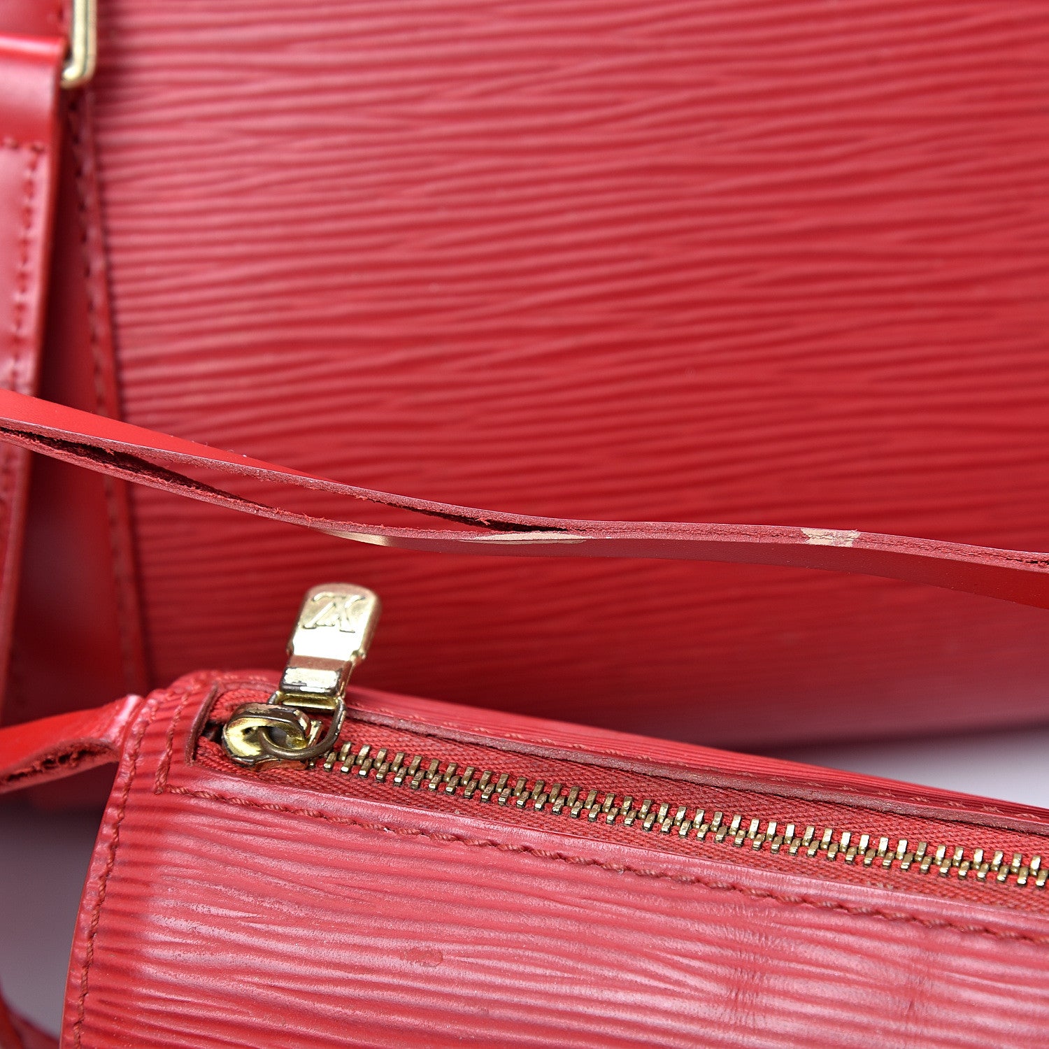 Louis Vuitton Epi Soufflot Castillan Red 26 of 27
