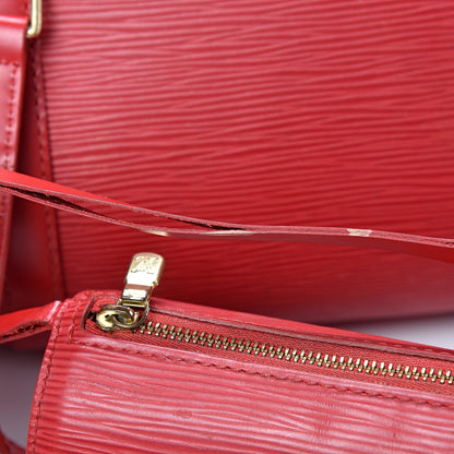 Louis Vuitton Epi Soufflot Castillan Red 26 of 27