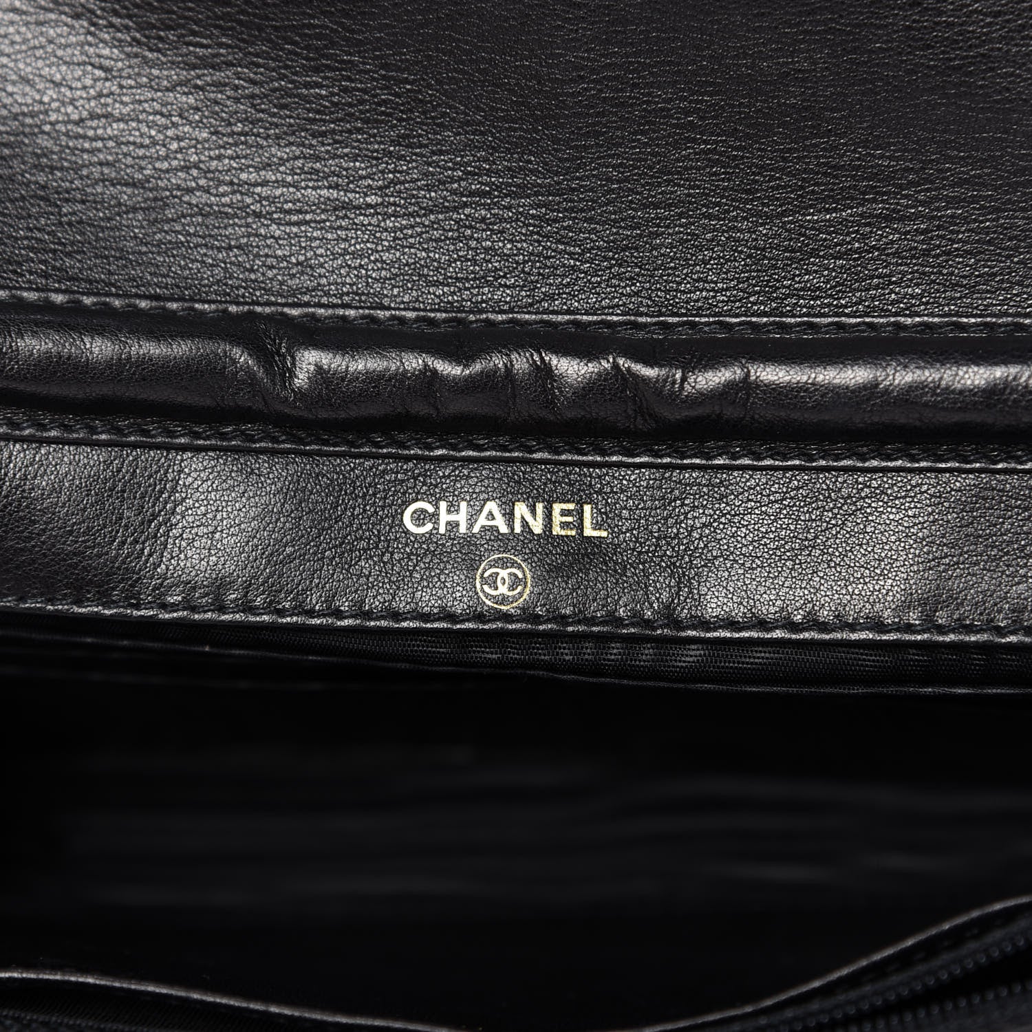 Chanel Patent Timeless CC Wallet On Chain WOC Black 8 of 10