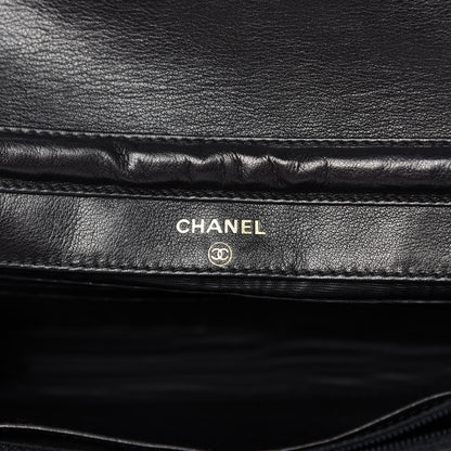 Chanel Patent Timeless CC Wallet On Chain WOC Black 8 of 10