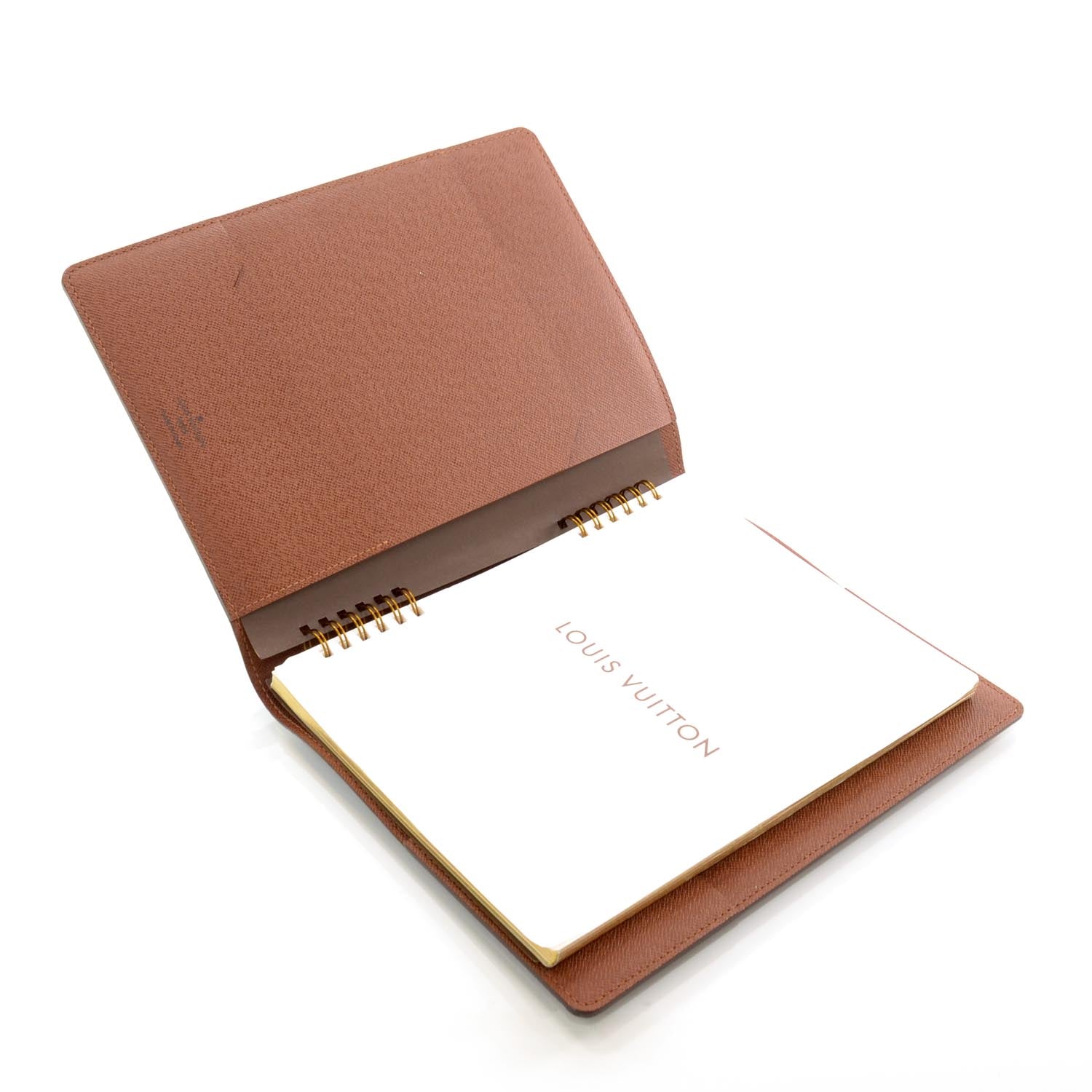 Louis Vuitton Monogram Desk Agenda Cover w Notebook 6 of 8