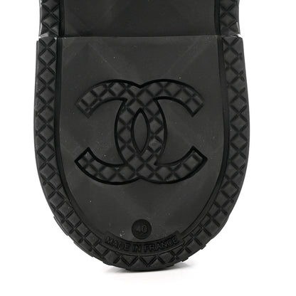 Chanel Caoutchouk CC High Boots 40 Black 8 of 12