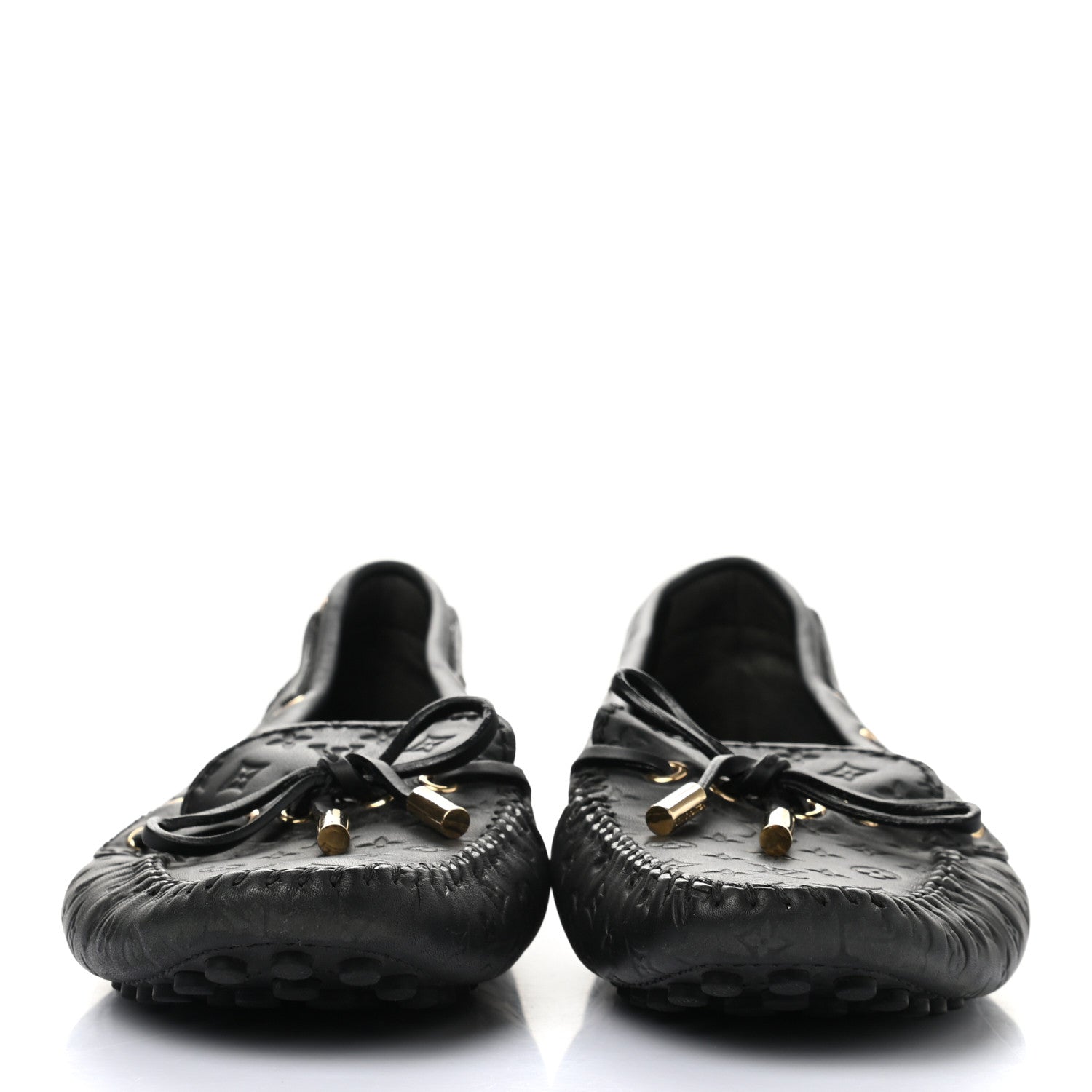 Louis Vuitton Empreinte Gloria Loafers 38.5 Black 2 of 7