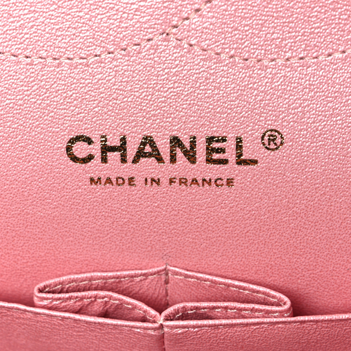 Chanel Iridescent Caviar Quilted Jumbo Double Flap Rose Pink 6 of 10