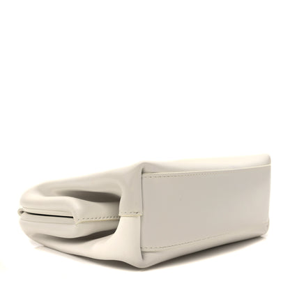 Bottega Veneta Calfskin Small The Point Triangle Bag Chalk 4 of 10