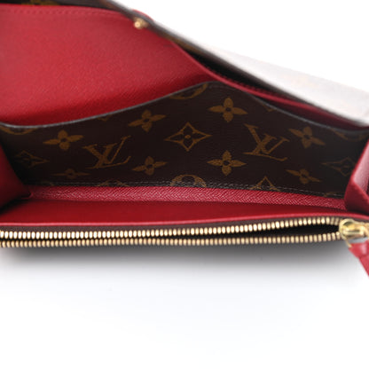Louis Vuitton Monogram Emilie Wallet Red 5 of 11