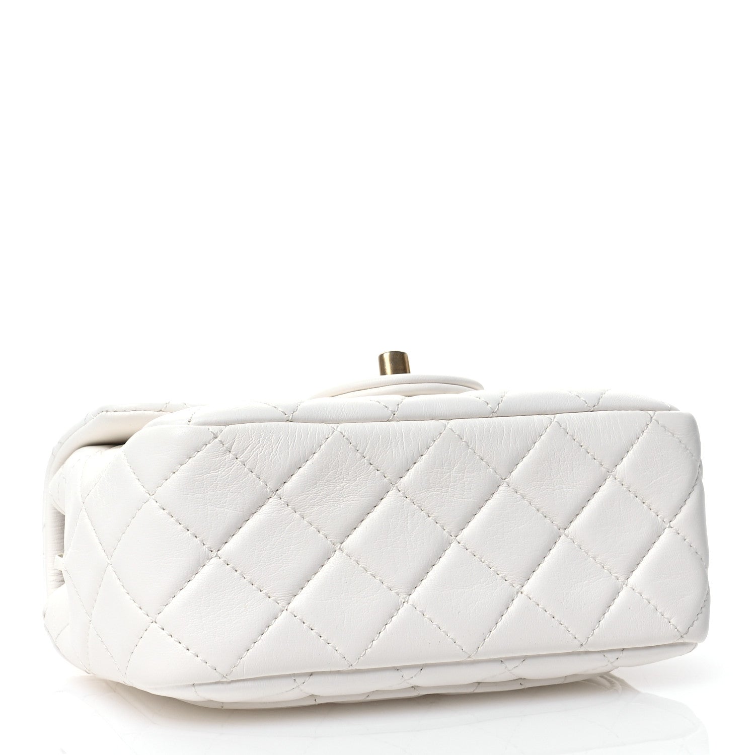 Chanel Lambskin Quilted Mini Pearl Crush Flap White 4 of 11