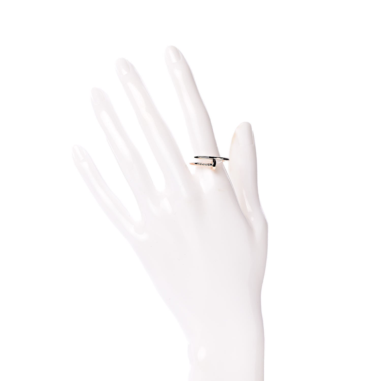 Cartier 18K Pink Gold Small Juste Un Clou Ring 58 8.25 2 of 7