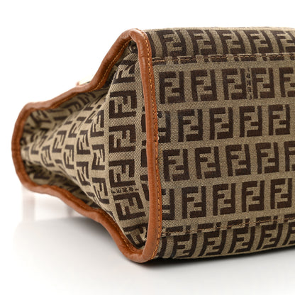 Fendi Zucchino Shoulder Bag Brown 9 of 11