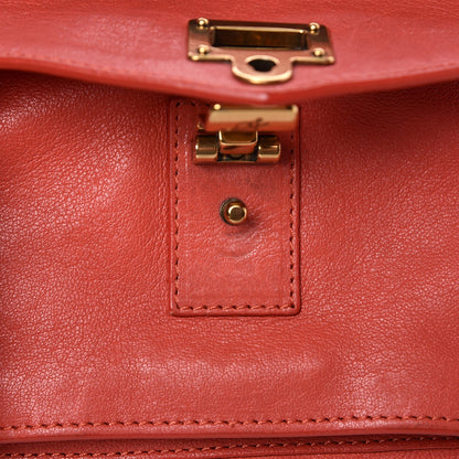 Proenza Schouler Lambskin Medium PS1 Satchel Deep Coral 10 of 15