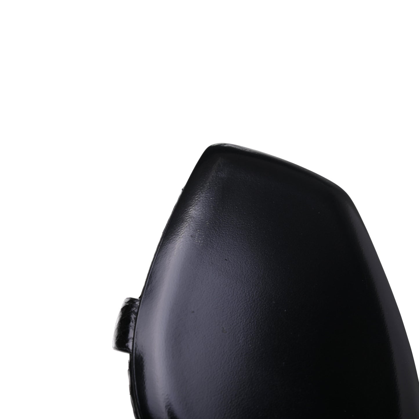 Snakeskin Oak Mule Sandals 40.5 Black