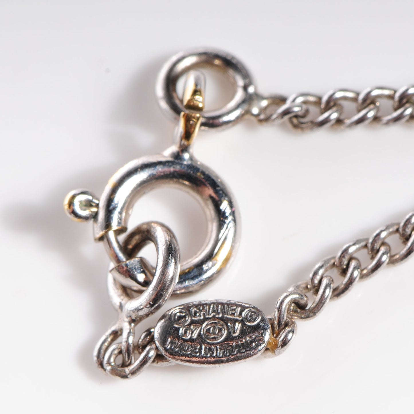 Crystal CC Timeless Necklace Silver