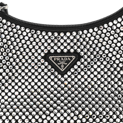 Prada Satin Crystal Mini Re-Edition 2000 Bag Cristal 10 of 11