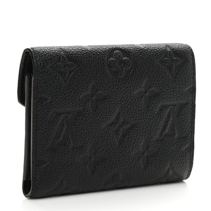 Louis Vuitton Empreinte Victorine Wallet Black 3 of 7
