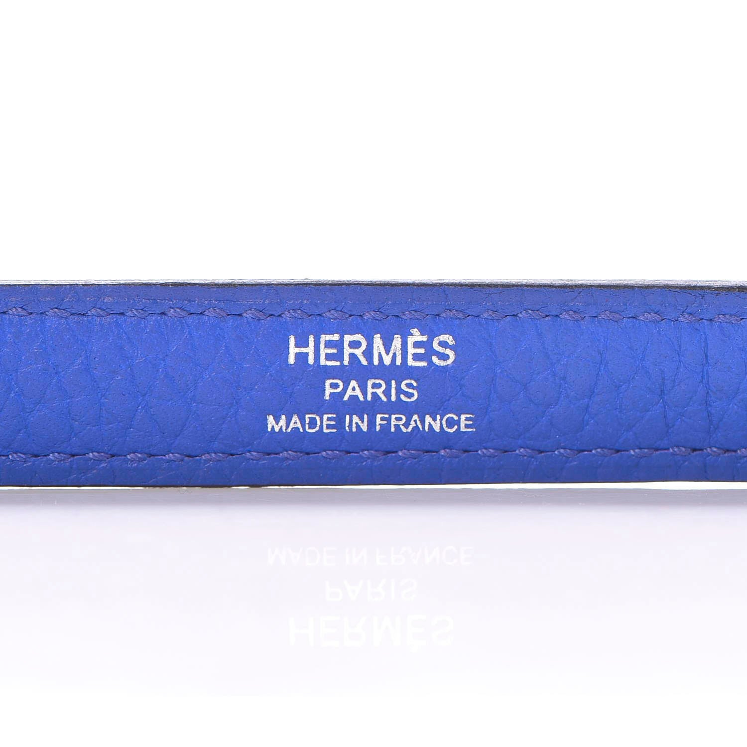 Hermes Taurillon Clemence Kelly Retourne 32 Bleu Electrique 31 of 42