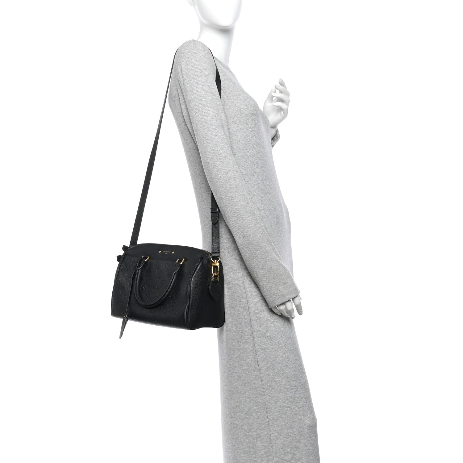 Louis Vuitton Empreinte Speedy Bandouliere 25 NM Black 2 of 11