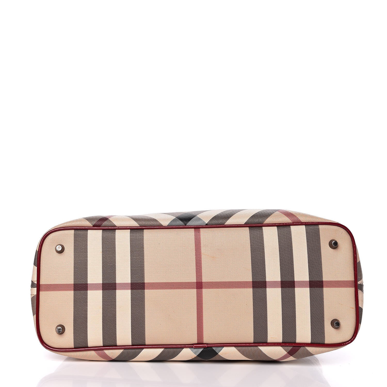 Burberry Supernova Check Regent Tote Raspberry 15 of 15