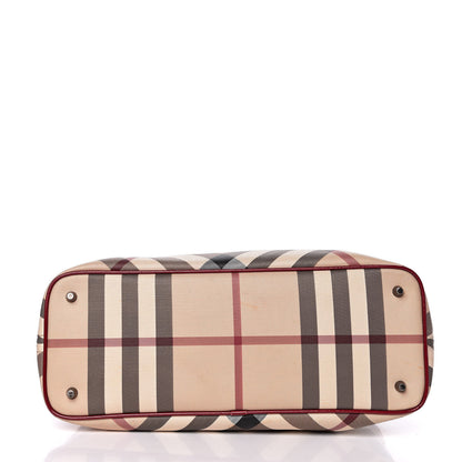 Burberry Supernova Check Regent Tote Raspberry 15 of 15