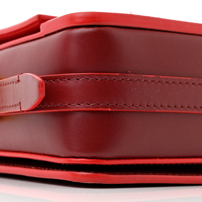 Burberry Smooth Calfskin Small Two Tone Grace Bag Red 9 of 10