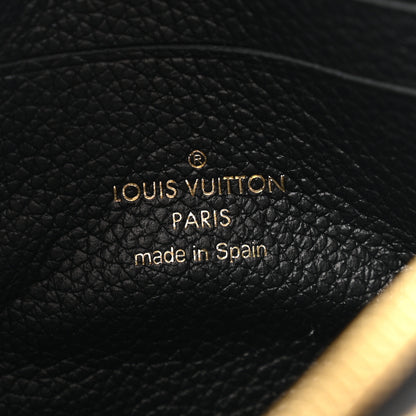 Louis Vuitton Empreinte Monogram Giant Double Zip Pochette Black Cream 8 of 18