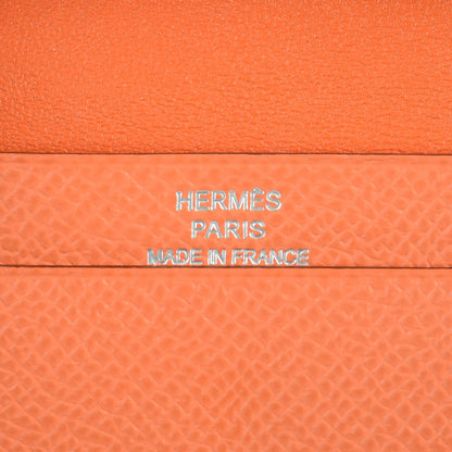Hermes Epsom Mini Bearn Wallet Mangue 11 of 13