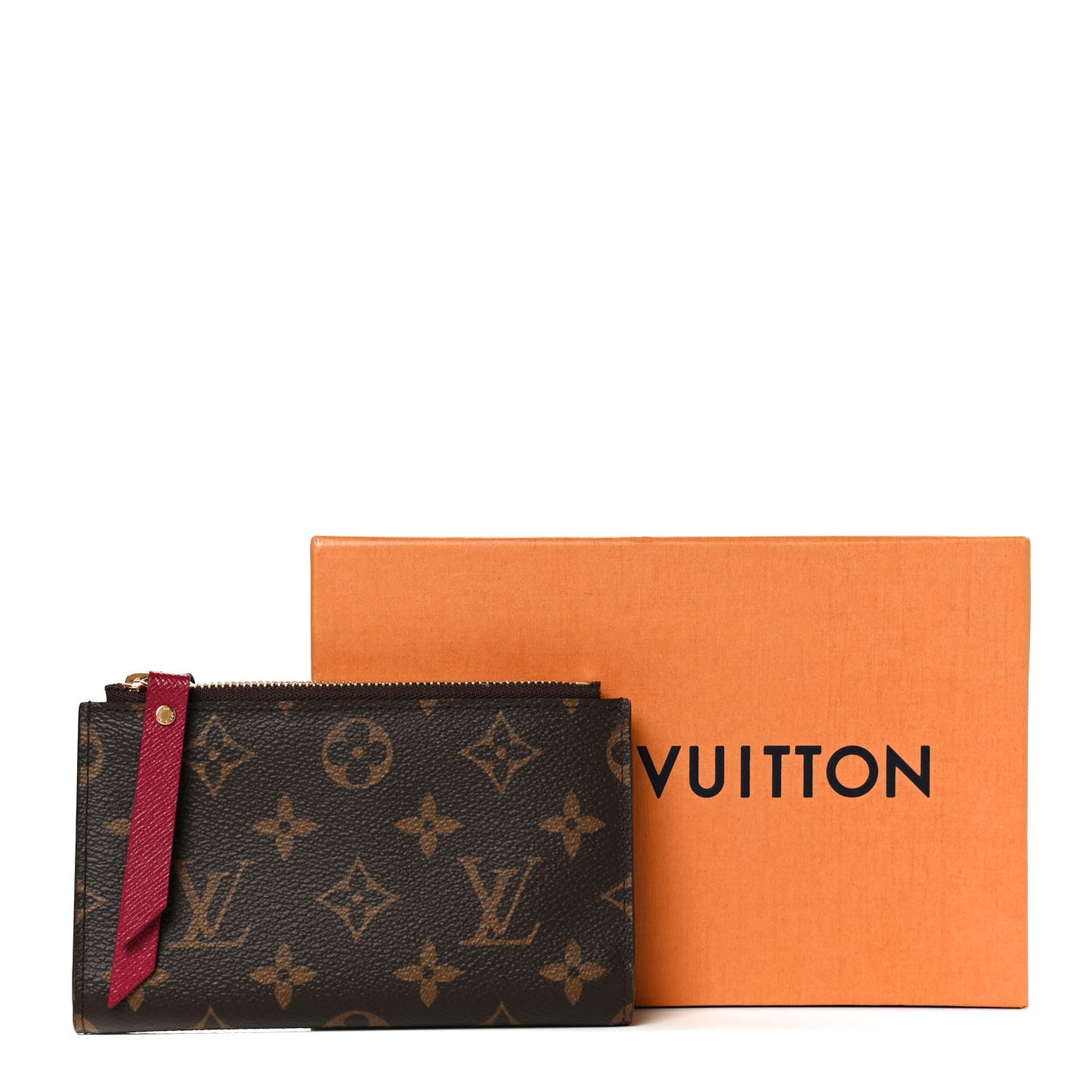 Monogram Adele Compact Wallet Fuchsia