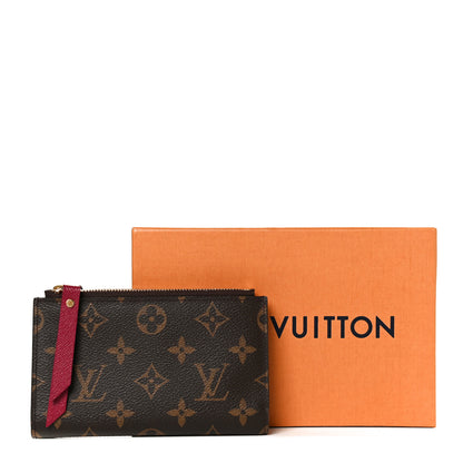 Louis Vuitton Monogram Adele Compact Wallet Fuchsia 9 of 9