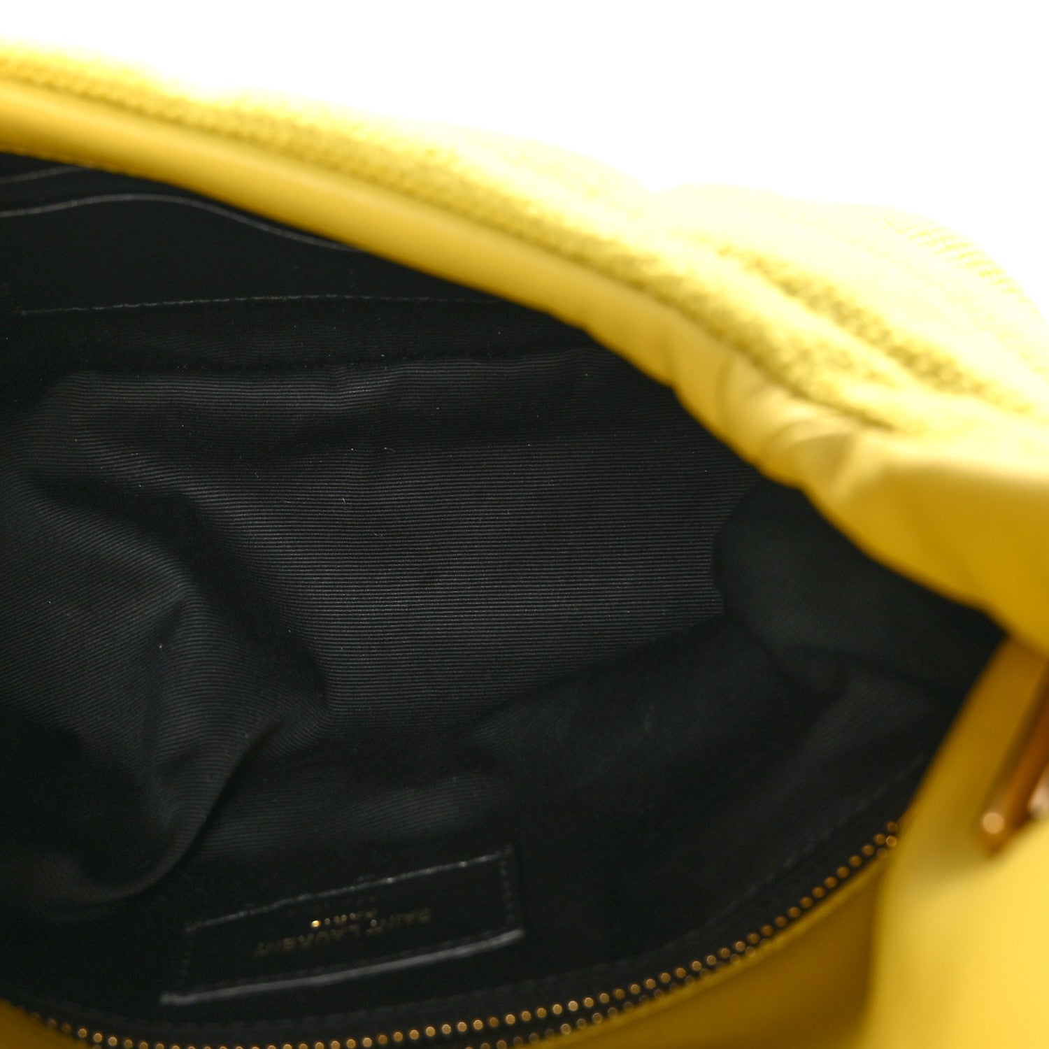 Saint Laurent Canvas Quilted Toy Loulou Puffer Monogram Chain Satchel Jaune Citron 5 of 10