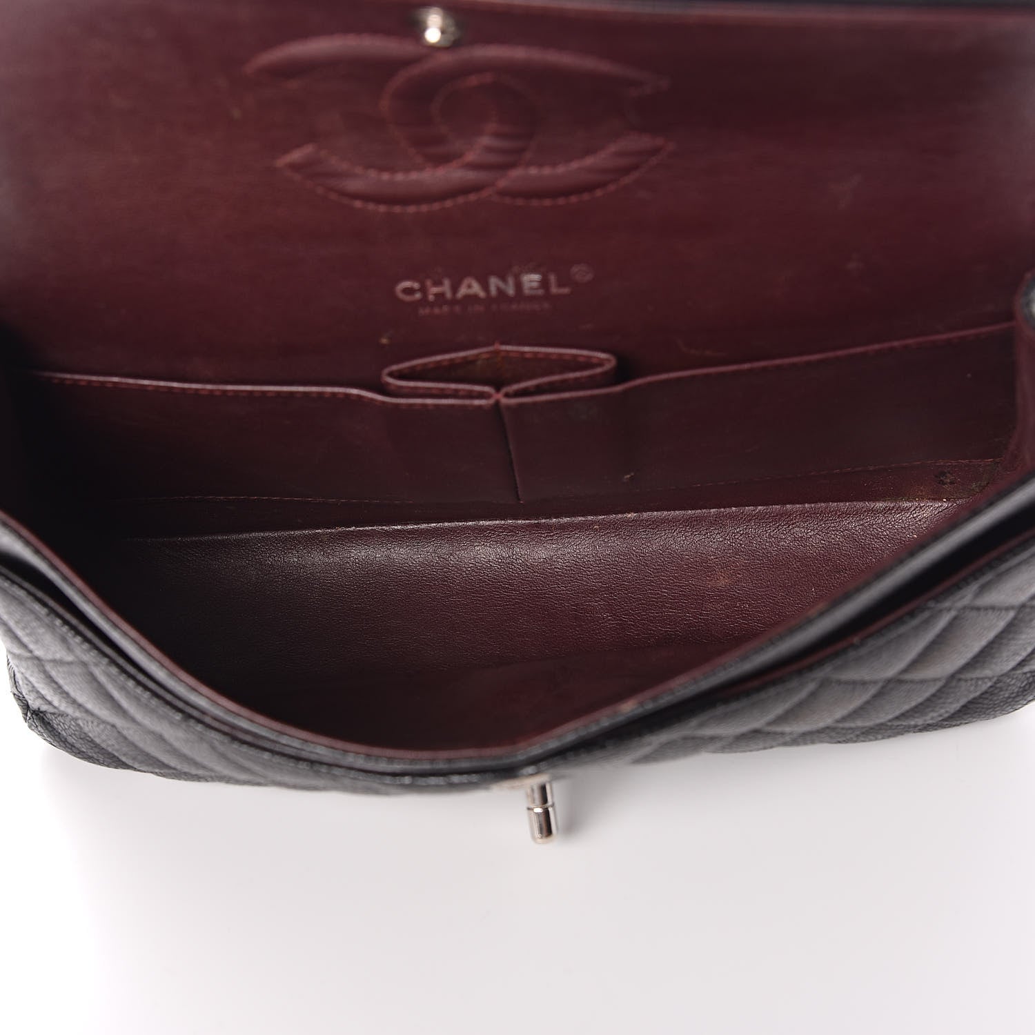 Chanel Caviar Quilted Medium Double Flap Black 5 of 12