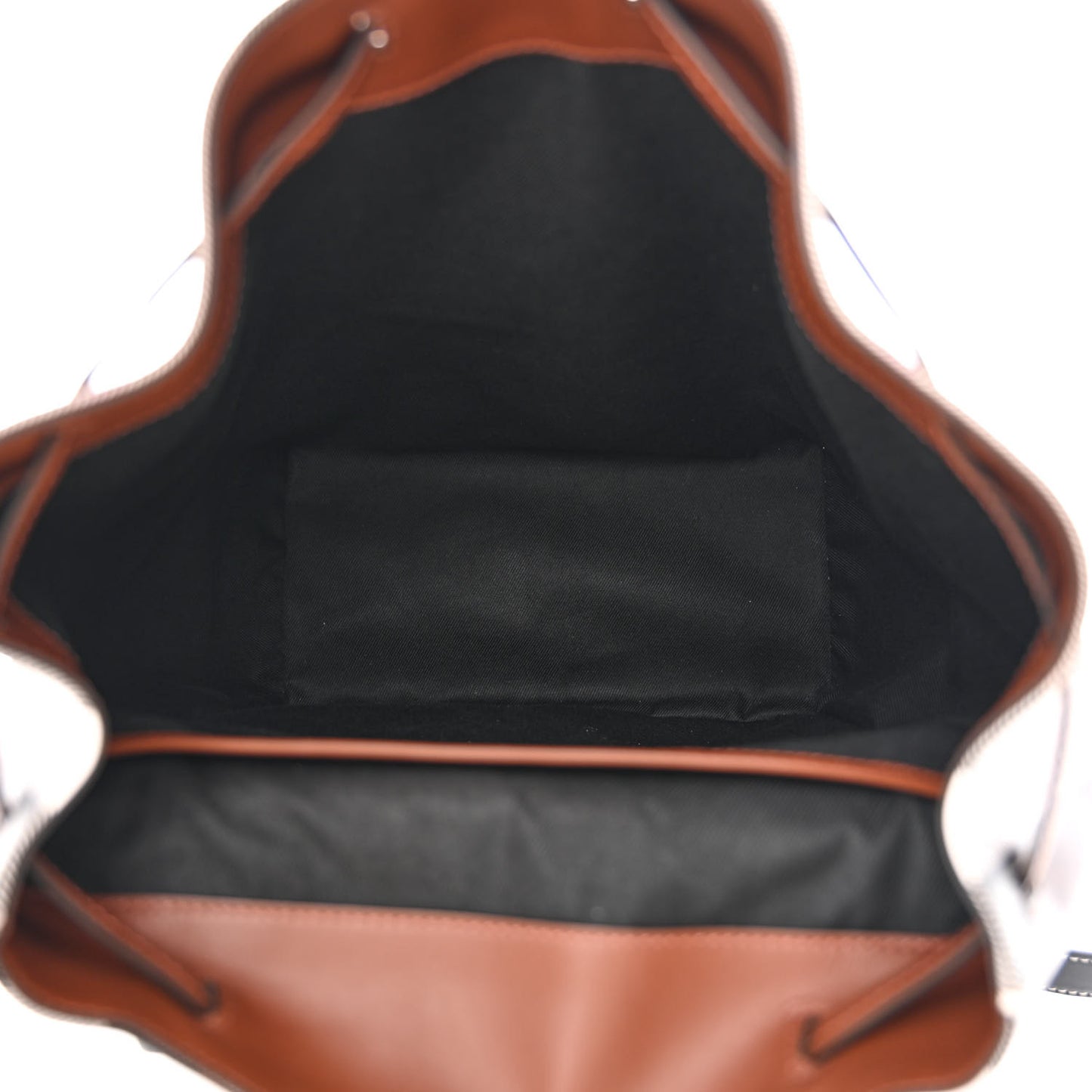 E-Canvas Check Medium Backpack Dark Birch Brown