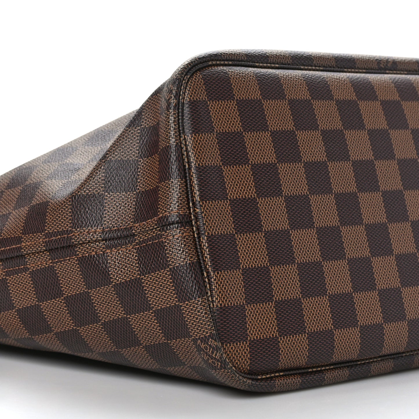 Damier Ebene Braided Neverfull MM Pink