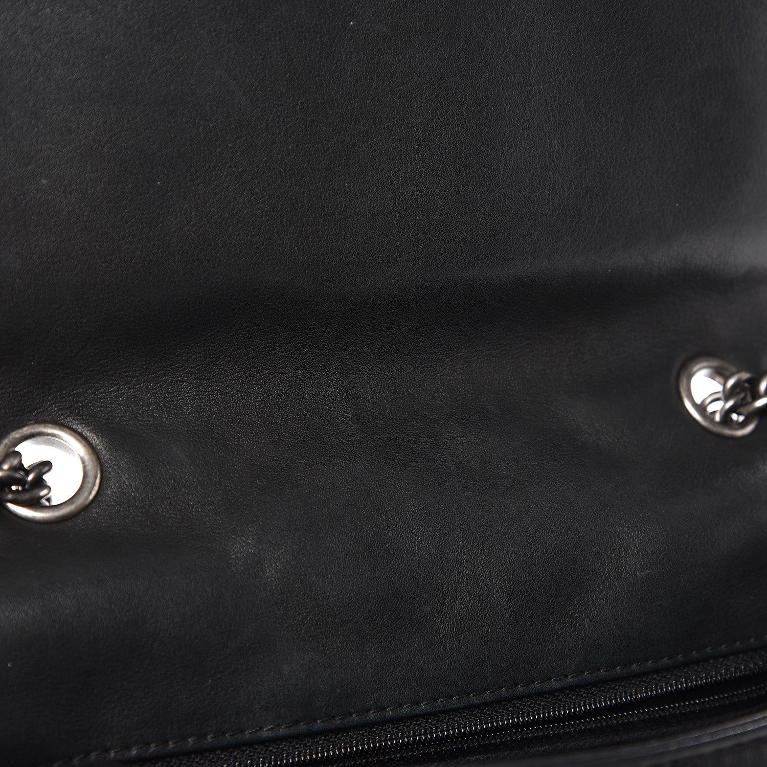 Chanel Calfskin Stitched Quilted Flap Black 8 of 8
