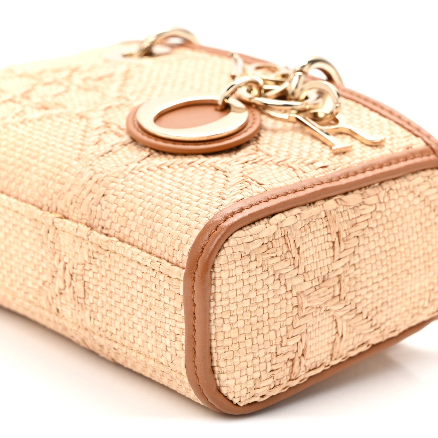 Christian Dior Raffia Micro Cannage Lady D-Joy Natural 10 of 10