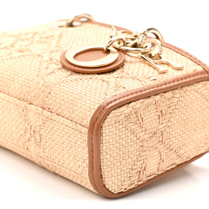 Christian Dior Raffia Micro Cannage Lady D-Joy Natural 10 of 10