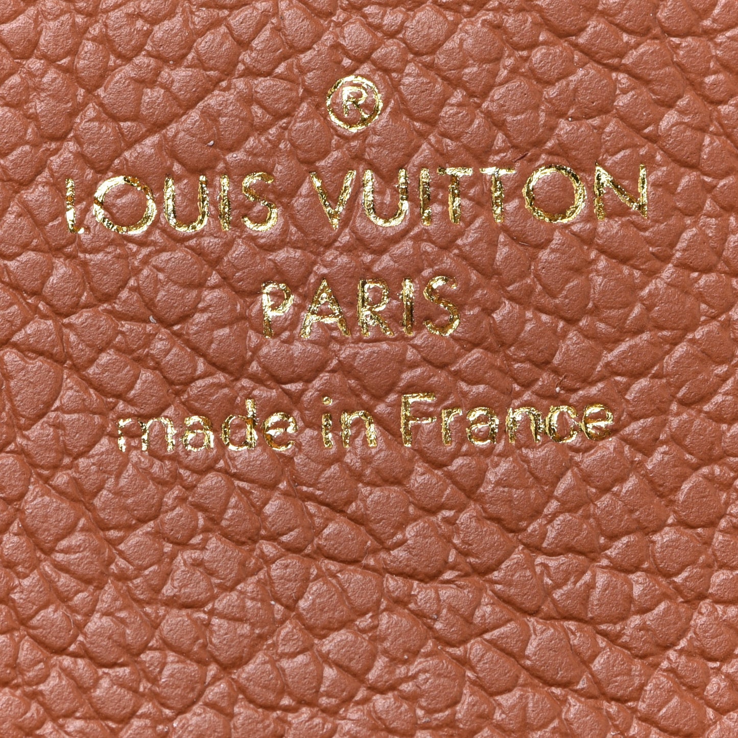 Empreinte Monogram Giant Wild At Heart Key Pouch Caramel