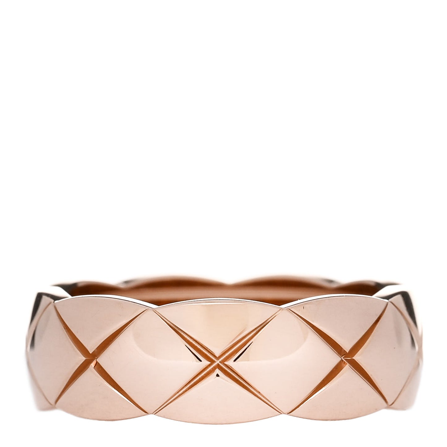 18K Beige Gold Small Coco Crush Ring 55 7.25